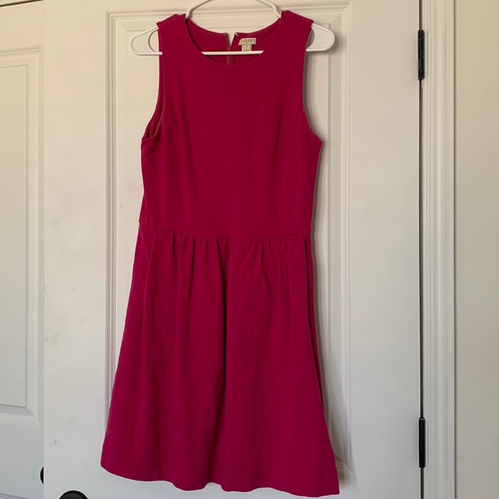 J. Crew cotton swing dress.